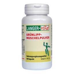 Abbildung: Grünlipp Muschelpulver 1050mg / Tg Kapseln 90 St, Kapseln PZN 04571219 