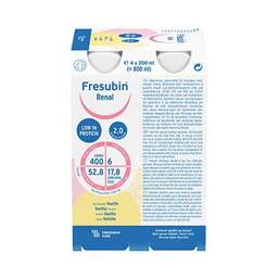 Abbildung: Fresubin renal Vanille Easy Drink 4X200 ml, Flüssigkeit PZN 04585658