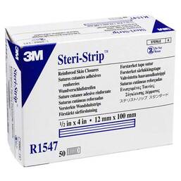 Abbildung: Steri Strip steril 12x102mm R1547 50X6 St PZN 04586103