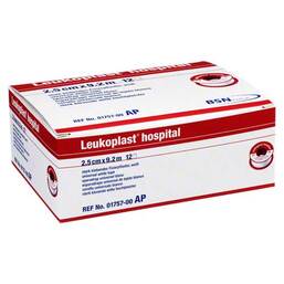 Abbildung: Leukoplast Hospital 9,2 m x 12 St, Pflaster PZN 04593540