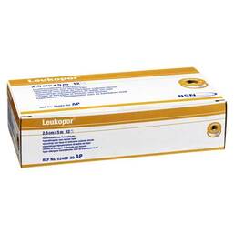 Abbildung: Leukopor 5 m x 2,50 cm 2482 12 St, Pflaster PZN 04593586