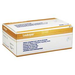 Abbildung: Leukopor 9,2 m x 2,50 cm 245 12 St, Pflaster PZN 04593617