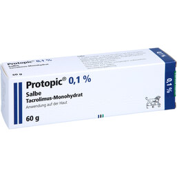 Abbildung: Protopic 0,1% Salbe 60 g, Salbe PZN 04595415