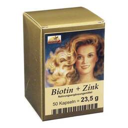 Abbildung: Biotin Plus Zink Haarkapseln Kapseln, 50 St PZN 04595639
