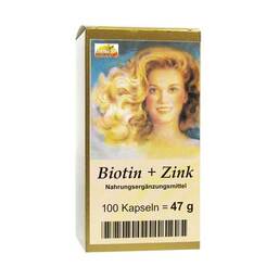 Abbildung: Biotin Plus Zink Haarkapseln Kapseln, 100 St PZN 04595645