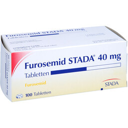 Abbildung: Furosemid STADA 40 mg Tabletten 100 St, Tabletten PZN 04597532