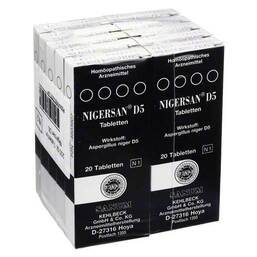 Abbildung: Nigersan D 5 Tabletten 10X20 St, Tabletten PZN 04603913