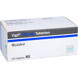 Abbildung: Vigil 100 mg Tabletten 100 St, Tabletten PZN 04603965
