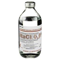 Abbildung: Isotonische Kochsalzlösung 0,9% Bernburg Infusionslösung Infusionslösung, 500 ml PZN 04604462