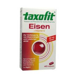 Abbildung: Taxofit Eisen + Vitamin C Weichkapseln Weichkapseln, 40 St PZN 04609169
