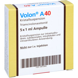 Abbildung: Volon A 40 Ampullen 5X1 ml, Ampullen PZN 04612906