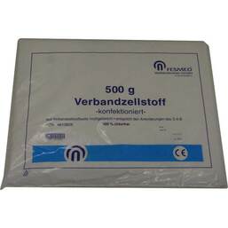Abbildung: Verbandzellstoff konfektion. 500 g, Beutel PZN 04613828