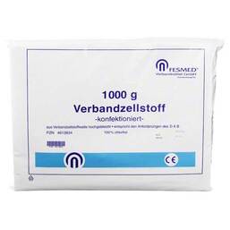 Abbildung: Verbandzellstoff konfektion. 1000 g, Beutel PZN 04613834