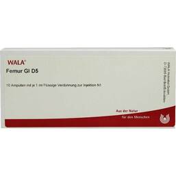 Abbildung: Femur GL D 5 Ampullen 10X1 ml, Ampullen PZN 04618151