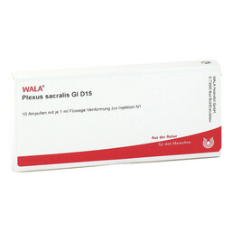 Abbildung: Plexus Sacralis GL D 15 Ampullen 10X1 ml, Ampullen PZN 04626742