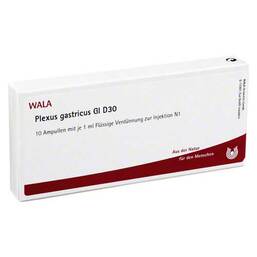 Abbildung: Plexus Gastricus GL D 30 Ampullen 10X1 ml, Ampullen PZN 04626989