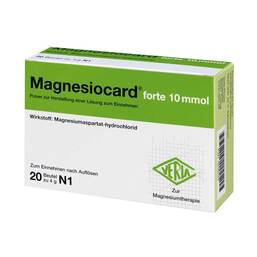 Abbildung: Magnesiocard forte 10 mmol P Pulver zur Herstellung einer Lösung zum Einnehmen, 20 St PZN 04636249