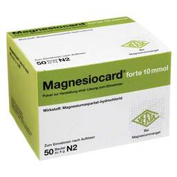 Abbildung: Magnesiocard forte 10 mmol P Pulver zur Herstellung einer Lösung zum Einnehmen, 50 St PZN 04636261