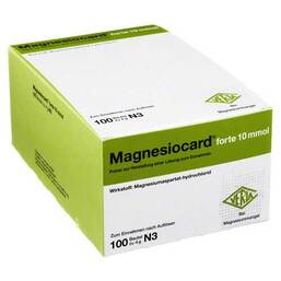 Abbildung: Magnesiocard forte 10 mmol P Pulver zur Herstellung einer Lösung zum Einnehmen, 100 St PZN 04636278