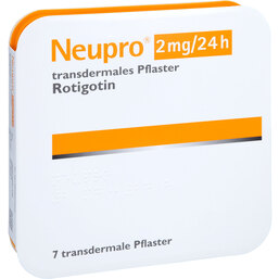 Abbildung: Neupro 2 mg / 24 h transdermale Pflaster 7 St, Pflaster transdermal PZN 04637266