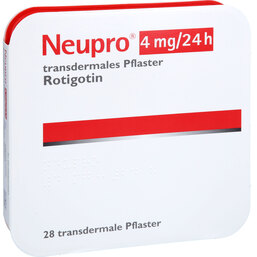 Abbildung: Neupro 4 mg / 24 h transdermale Pflaster 28 St, Pflaster transdermal PZN 04637355