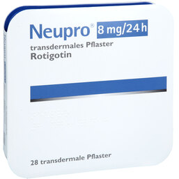 Abbildung: Neupro 8 mg / 24 h transdermale Pflaster 28 St, Pflaster transdermal PZN 04637473