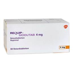 Abbildung: Requip-Modutab 4 mg Retardtabletten 84 St, Retard-Tabletten PZN 04652099