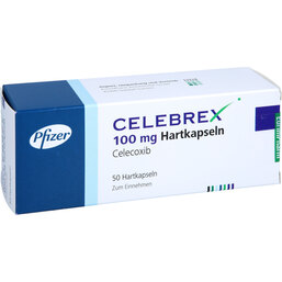 Abbildung: Celebrex 100 mg Hartkapseln 50 St, Hartkapseln PZN 04656134
