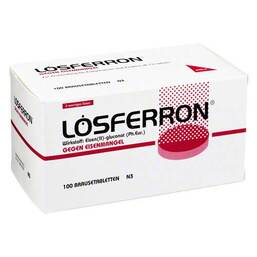 Abbildung: Lösferron Brausetabletten Brausetabletten, 100 St PZN 04660414
