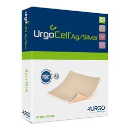 Abbildung: Urgocell silver Non Adhesive Verband 10x12 cm 10 St, Verband PZN 04667379