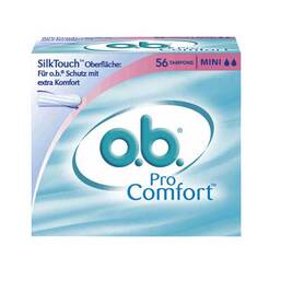 Abbildung: O.B. Tampons Procomfort mini Tampon, 56 St PZN 04672216