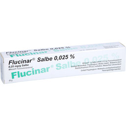 Abbildung: Flucinar Salbe 0,025% 50 g, Salbe PZN 04674764
