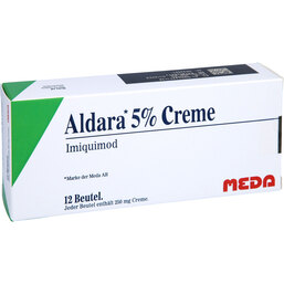 Abbildung: Aldara 5% Creme Sachets 12 St, Creme PZN 04675143