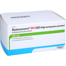Abbildung: Rytmonorm SR 225 mg Hartkaps 100 St, Retard-Kapseln PZN 04677768