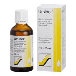 Abbildung: Ursinol Tropfen 50 ml, Tropfen PZN 04682077