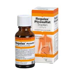 Abbildung: Regulax Picosulfat Tropfen Tropfen zum Einnehmen, 20 ml PZN 04687376