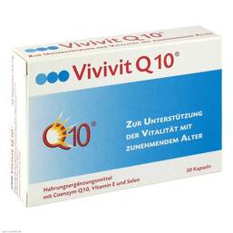 Abbildung: Vivivit Q10 Kapseln Kapseln, 30 St PZN 04689949