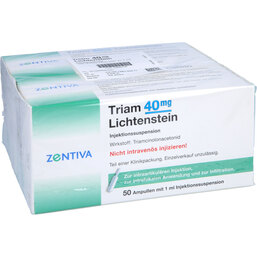 Abbildung: Triam 40 Lichtenstein Kristallsuspension Ampullen 100X1 ml, Ampullen PZN 04692756