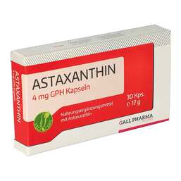 Abbildung: Astaxanthin 4 mg GPH Kapseln Kapseln, 30 St PZN 04699333