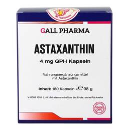 Abbildung: Astaxanthin 4 mg GPH Kapseln Kapseln, 180 St PZN 04699385
