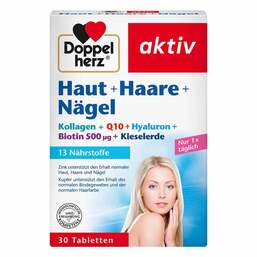 Abbildung: Doppelherz Haut+Haare+Nägel Tabletten Tabletten, 30 St PZN 04700651