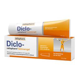 Abbildung: Diclo ratiopharm Schmerzgel - bei Schmerzen Gel, 50 g PZN 04704198