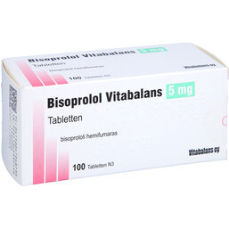 Abbildung: Bisoprolol Vitabalans 5 mg Tabletten 100 St, Tabletten PZN 04704873
