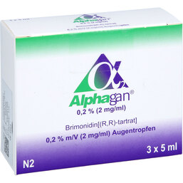 Abbildung: Alphagan 0,2% Augentropfen 3X5 ml, Augentropfen PZN 04706636