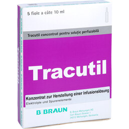 Abbildung: Tracutil Infusionslösungskonzentrat 5X10 ml, Infusionslösungskonzentrat PZN 04709847