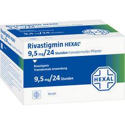 Abbildung: Rivastigmin Hexal 9,5 mg / 24 Std.transderm.Pflaster 60 St, Pflaster transdermal PZN 04709907