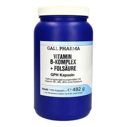 Abbildung: Vitamin B Komplex + Folsäure GPH Kapseln 1750 St, Kapseln PZN 04722612
