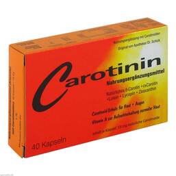 Abbildung: Carotinin Kapseln Kapseln, 40 St PZN 04745719