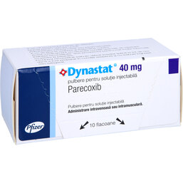 Abbildung: Dynastat 40 mg Pulver zur Herstellung einer Injektionslsg 10 St, Trockensubstanz ohne Lösu PZN 04747977