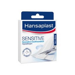 Abbildung: Hansaplast Sensitive Pflaster 1mx8cm Pflaster, 1 St PZN 04749723